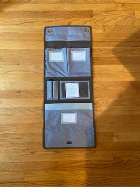 Thirty-one Hanging Organizer Storage Pockets in Light Gray